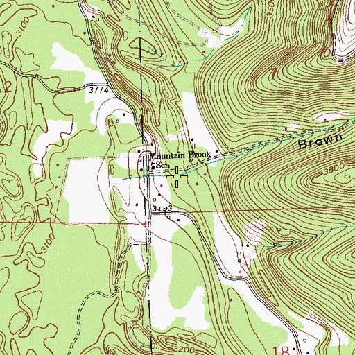 Topographic Map of 28N19W07CC__01 Well, MT