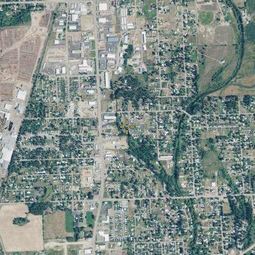 Aerial/Satellite Image of 29N21W33DB__02 Well, MT