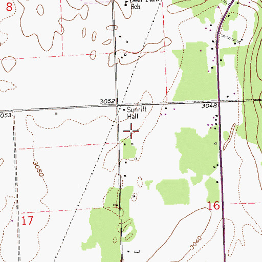Topographic Map of 29N20W16BB__01 Well, MT
