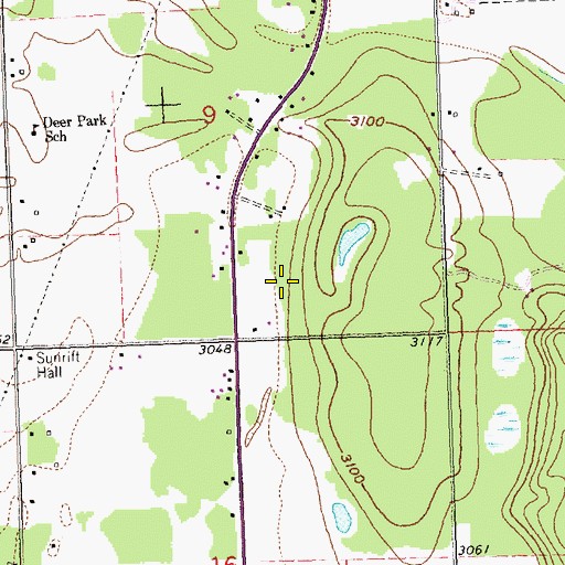 Topographic Map of 29N20W09DC__02 Well, MT