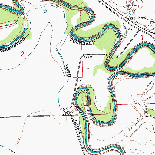 Topographic Map of 31N24E02DAD_01 Well, MT