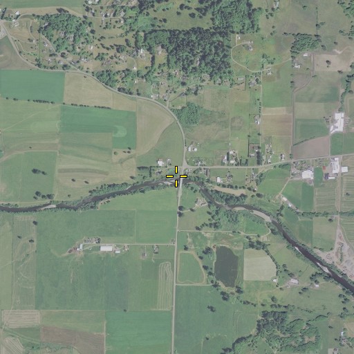 Aerial/Satellite Image of Johnson Bridge, OR