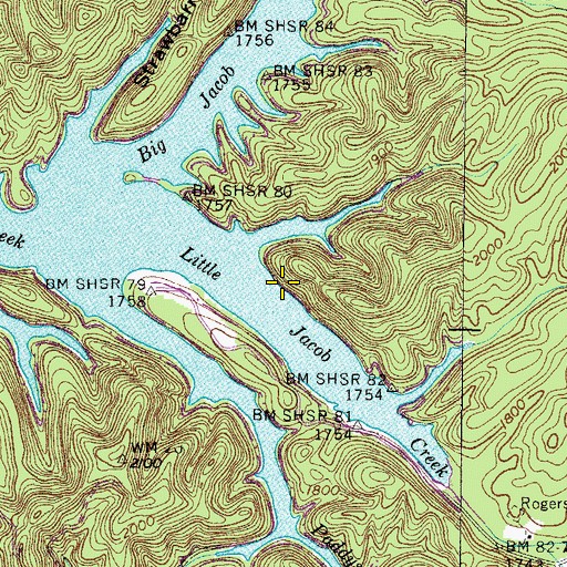 Topographic Map of Fleenora Park (historical), TN