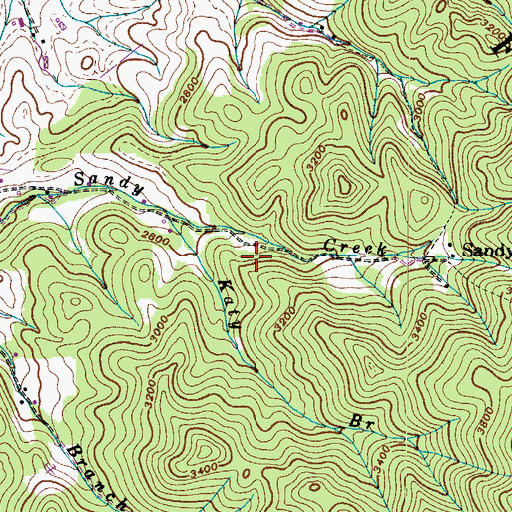 Topographic Map of Phillips Prospect, TN