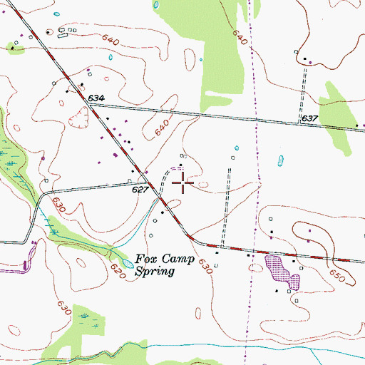 Topographic Map of Kelton Cemetery, TN