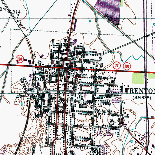 Topographic Map of Holy Innocents Episcopal Church, TN
