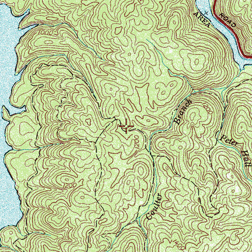 Topographic Map of Sylco Creek Trail, TN