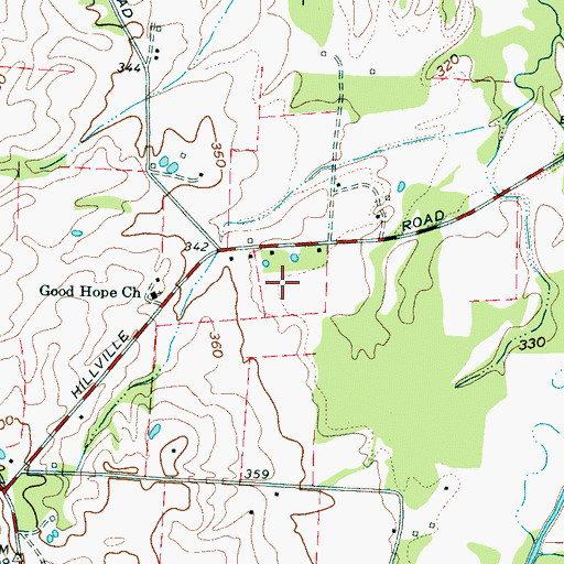 Topographic Map of Hillville Division (historical), TN