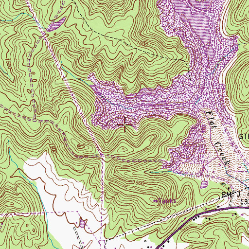 Topographic Map of Huntsville Division (historical), TN