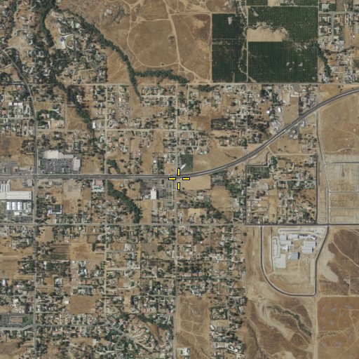 Aerial/Satellite Image of Woodcrest, CA