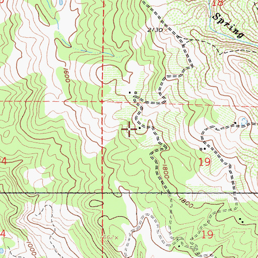 Topographic Map of Braccialin Ranch, CA