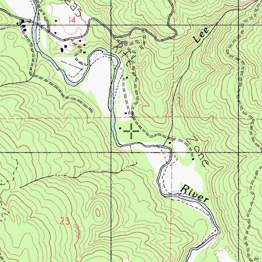 Topographic Map of Dunbar Ranch, CA