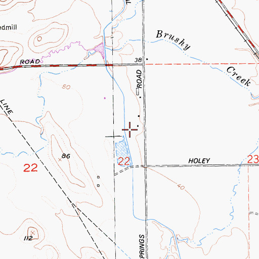 Topographic Map of Byron Hot Springs School (historical), CA