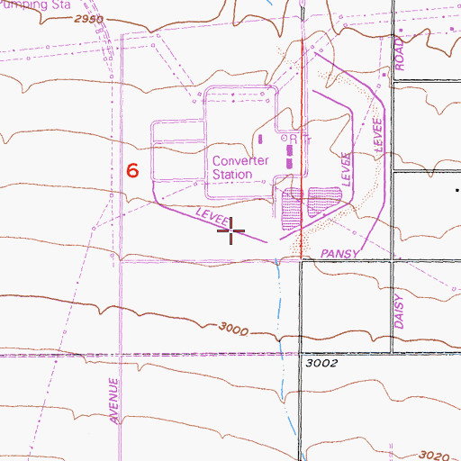Topographic Map of Ipp Adelanto Heliport, CA