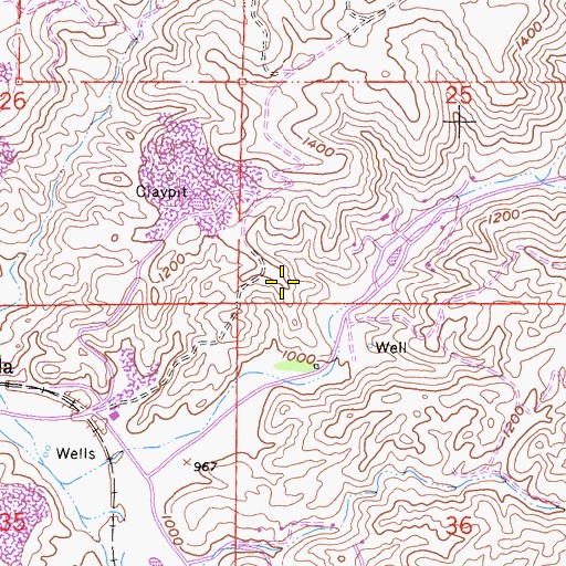 Topographic Map of SCE Palm Springs District Heliport, CA