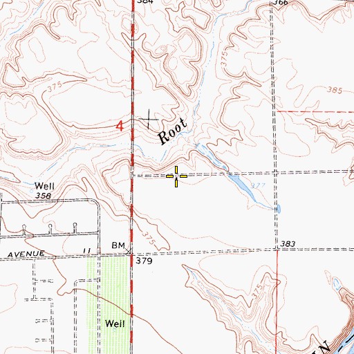 Topographic Map of Arnold Ranch Airport (historical), CA