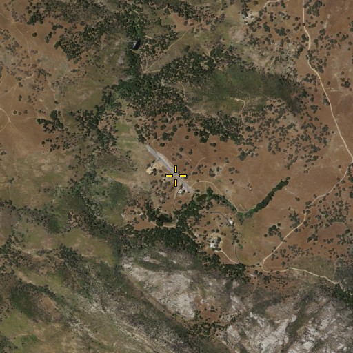 Aerial/Satellite Image of Hoffman Private Airport, CA