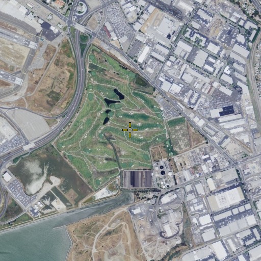 Aerial/Satellite Image of Lew Galbraith Golf Course, CA