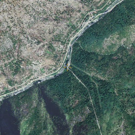 Aerial/Satellite Image of Bucks Creek Powerhouse, CA