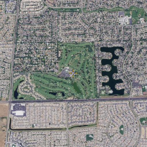 Aerial/Satellite Image of Valley-hi Golf Course and Country Club, CA