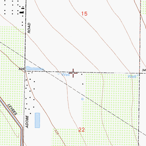 Topographic Map of Brockamp Duck Club, CA