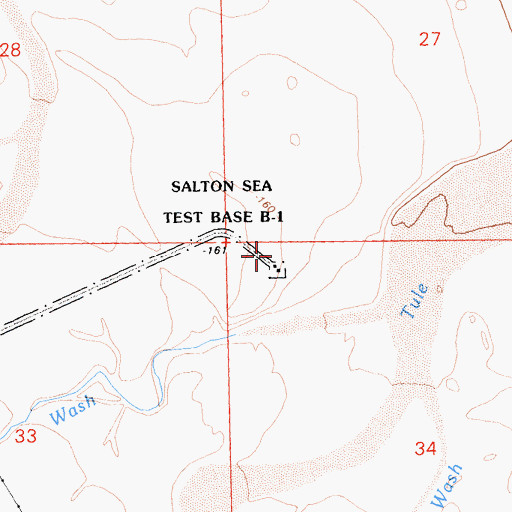 Topographic Map of Salton Sea Test Base B-1 (historical), CA