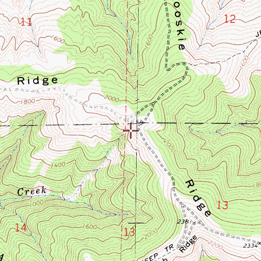 Topographic Map of Lake Ridge, CA