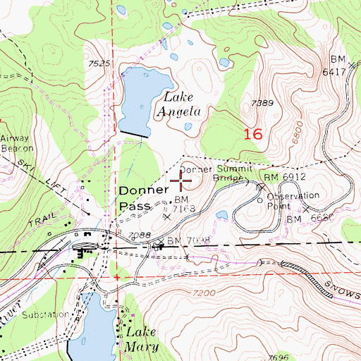 Topographic Map of Mount Stephens, CA