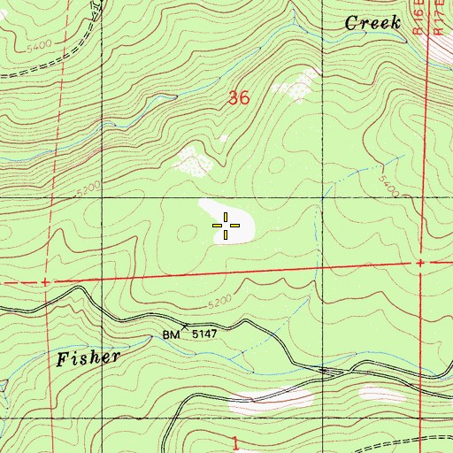 Topographic Map of Schumake Meadow, CA