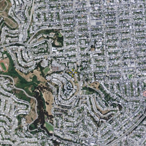 Aerial/Satellite Image of Vista Del Monte, CA