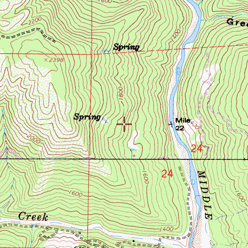 Topographic Map of Cubbler Place, CA
