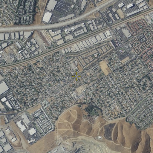 Aerial/Satellite Image of Home Gardens, CA
