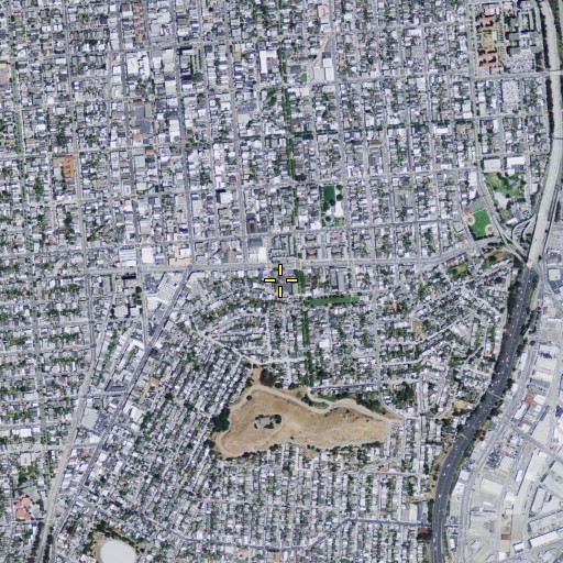 Aerial/Satellite Image of Saint Anthonys Roman Catholic Church, CA