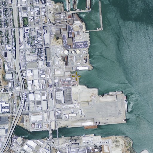 Aerial/Satellite Image of Warm Water Cove Park, CA