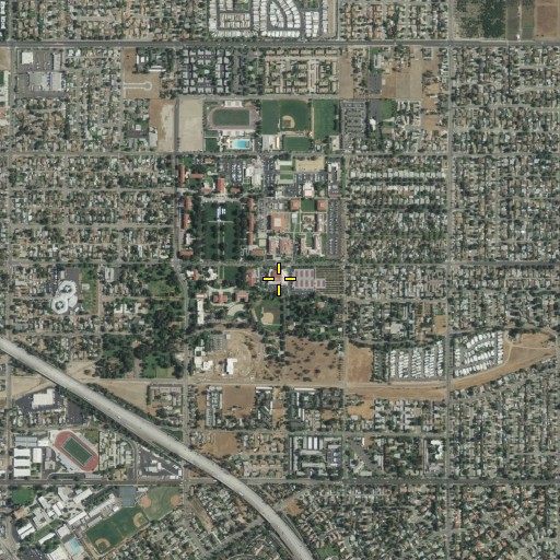 Aerial/Satellite Image of Currier Gymnasium, CA
