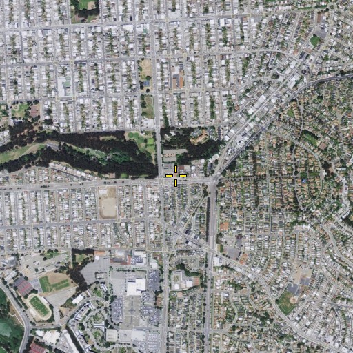 Aerial/Satellite Image of West Portal Lutheran School, CA