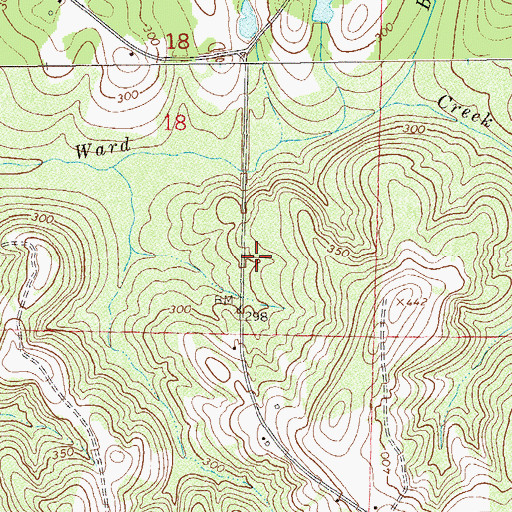 Topographic Map of Echo Division, AL
