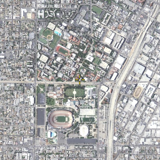 Aerial/Satellite Image of H Leslie Hoffman Hall of Business Administration, CA