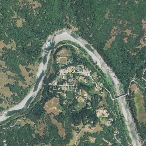 Aerial/Satellite Image of Alderpoint, CA
