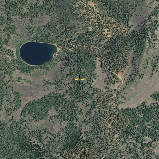 Aerial/Satellite Image of Crater Mountain, CA
