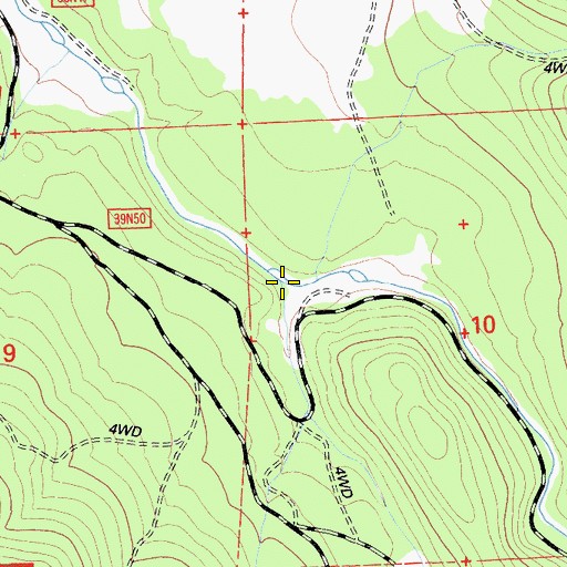 Topographic Map of Dan Ryan Place, CA