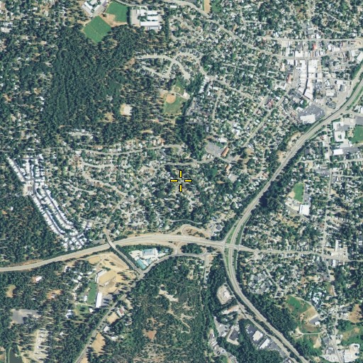 Aerial/Satellite Image of Gold Hill, CA