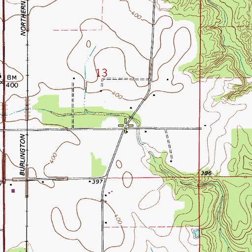Topographic Map of Frisco City Division, AL