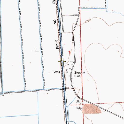 Topographic Map of McArthur, CA