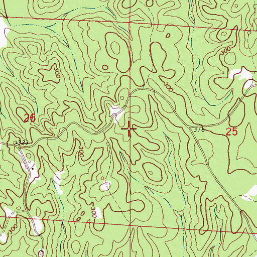 Topographic Map of Raleigh Division (historical), AL