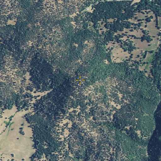 Aerial/Satellite Image of Parks Hill, CA