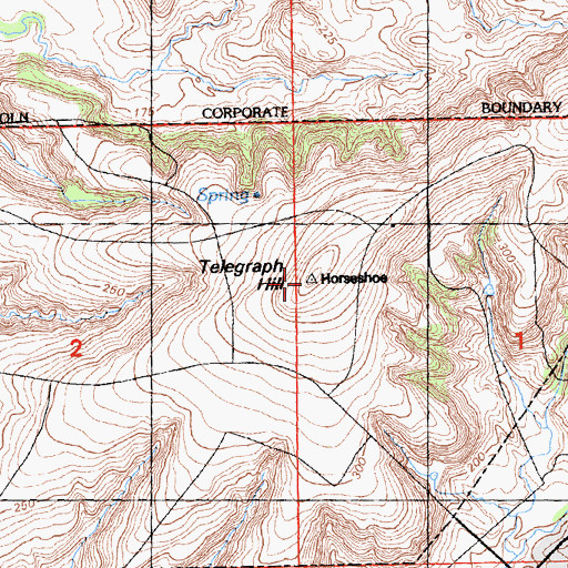 Topographic Map of Telegraph Hill, CA