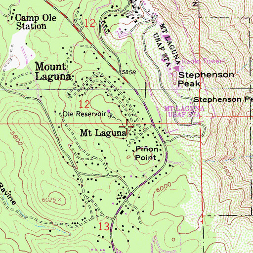 Mount Laguna Trail Map