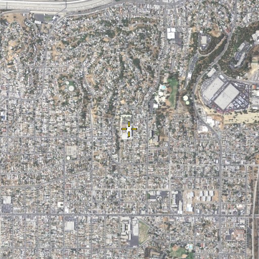 Aerial/Satellite Image of Mount Sinai Hospital, CA
