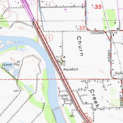 Topographic Map of Duncan Ranch, CA